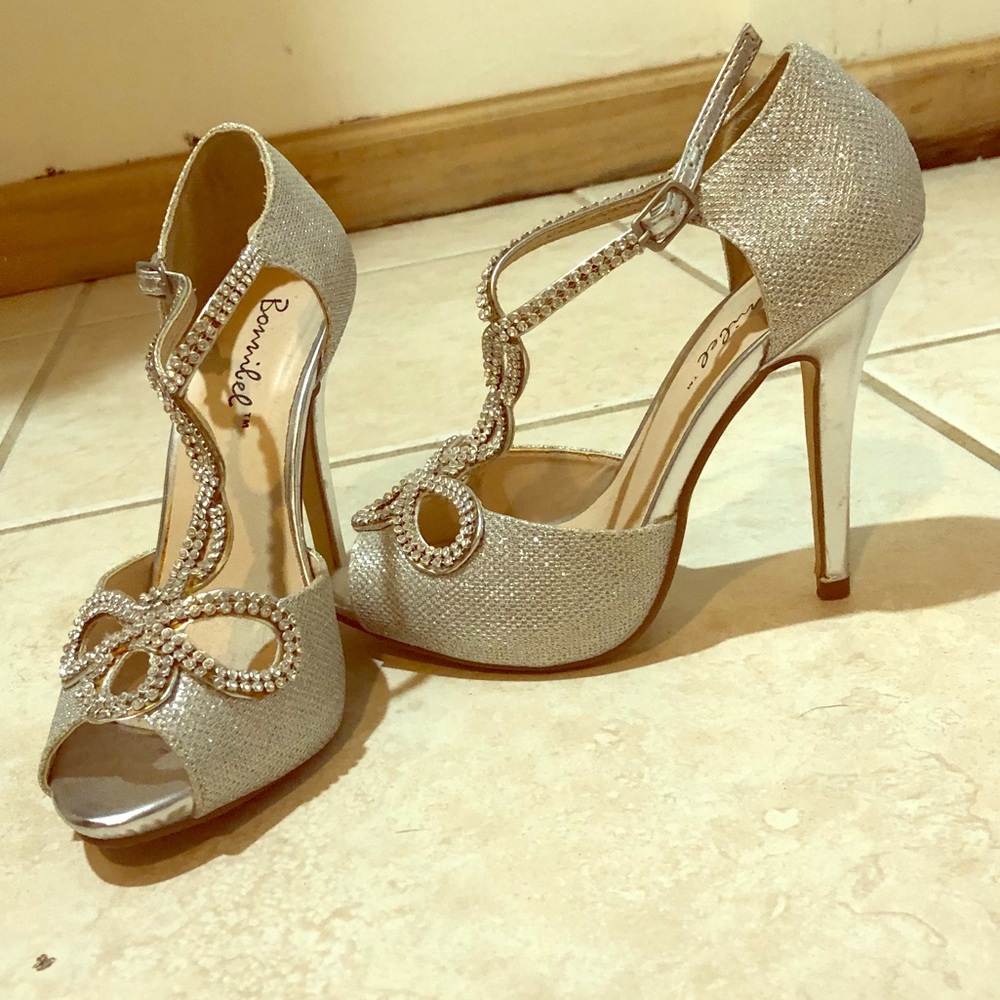 Silver heels